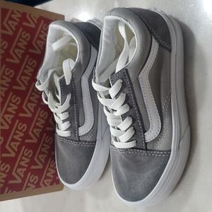 Kids' Old Skool Sneaker Size 13 Girls - Suede Grey Chambray (wore once)